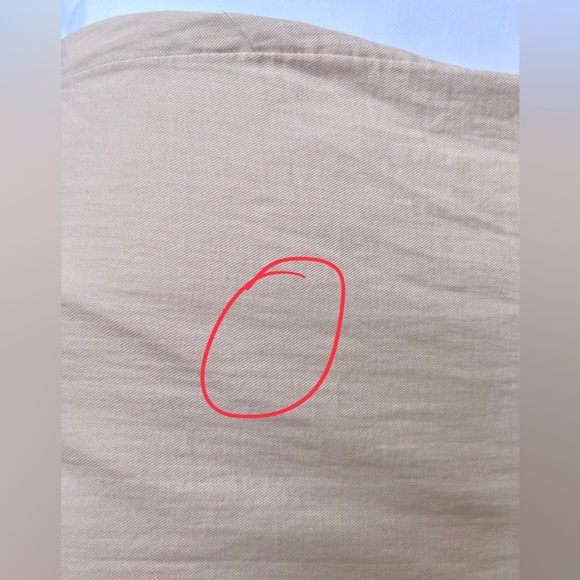 * F21 | Oversized Cream Button-down Cotton Shirt - Picture 15 of 16